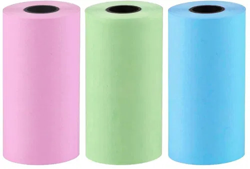 Termopapír pro minitiskárny, šířka 57mm, průměr 25mm, 3 barvy, 3 roličky