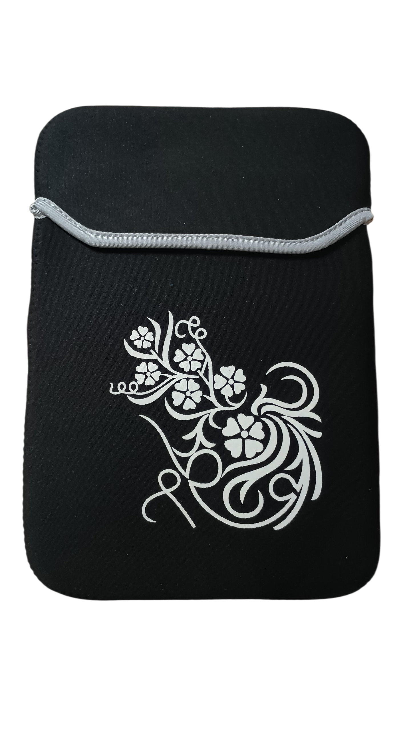 DigiMobi neopren sleeve na tablet/netbook 10-11'' černý / kytky